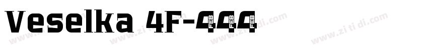 Veselka 4F字体转换